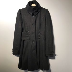 Anthropologie Hazel Wool Blend PeaCoat Small 4/6